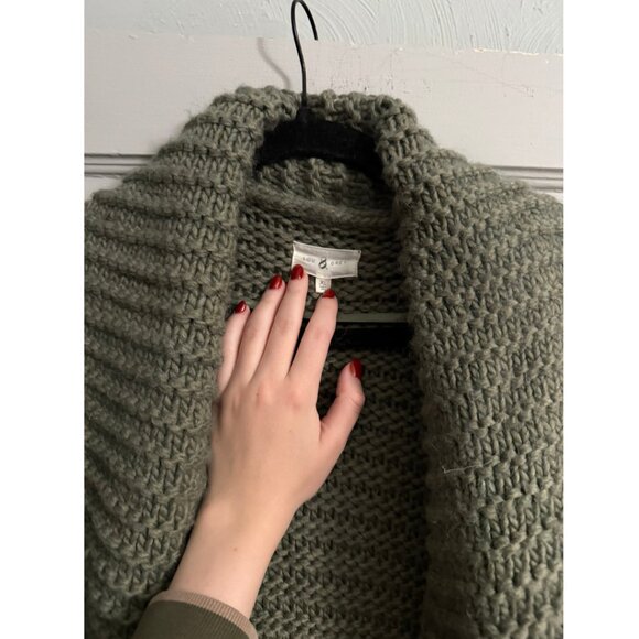 LOU & GREY Olive Green Knit Cardigan XL - Picture 3 of 6
